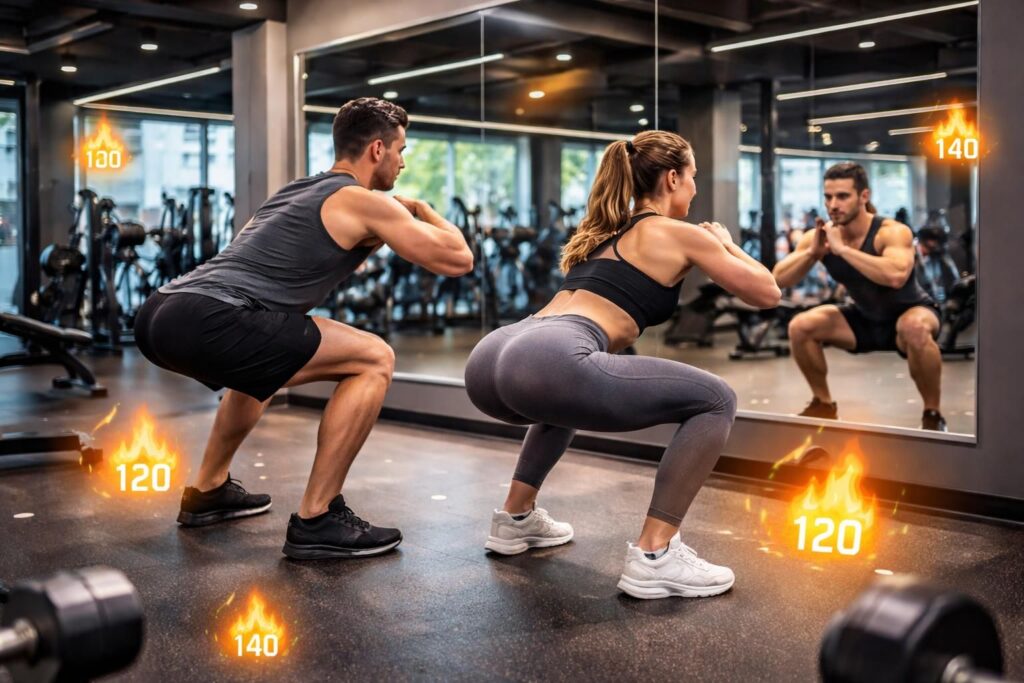 découvrez combien de calories vous brûlez en faisant 50 squats et apprenez les erreurs courantes à éviter pour maximiser votre perte de poids et tonifier votre corps efficacement.