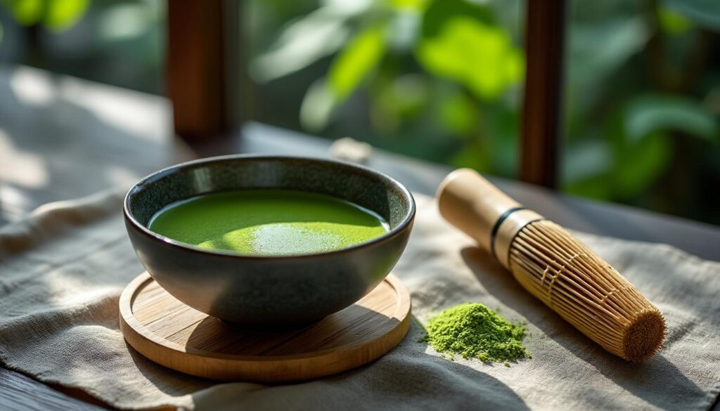 découvrez les bienfaits du matcha dans votre alimentation quotidienne avec notre article sur la claire au matcha. apprenez comment cette poudre de thé vert, riche en antioxydants, peut revitaliser votre santé, améliorer votre concentration et vous apporter énergie et vitalité tout au long de la journée.