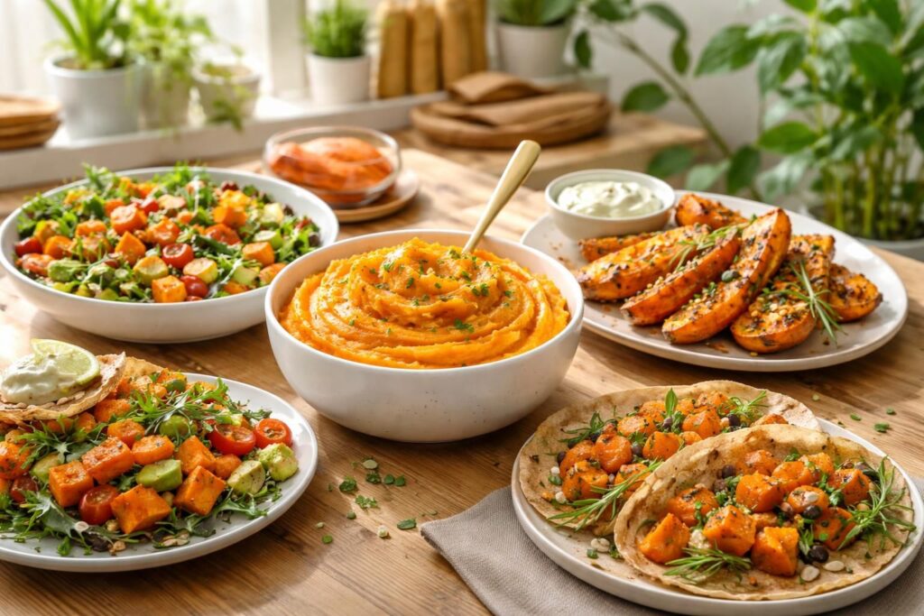 découvrez comment intégrer facilement les bienfaits nutritionnels de la patate douce dans vos recettes pour des repas savoureux et sains.