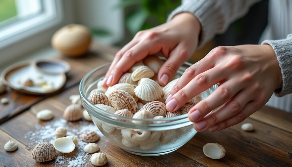 découvrez comment nettoyer efficacement des coquillages avec du vinaigre blanc pour une décoration marine éclatante et sans impuretés.