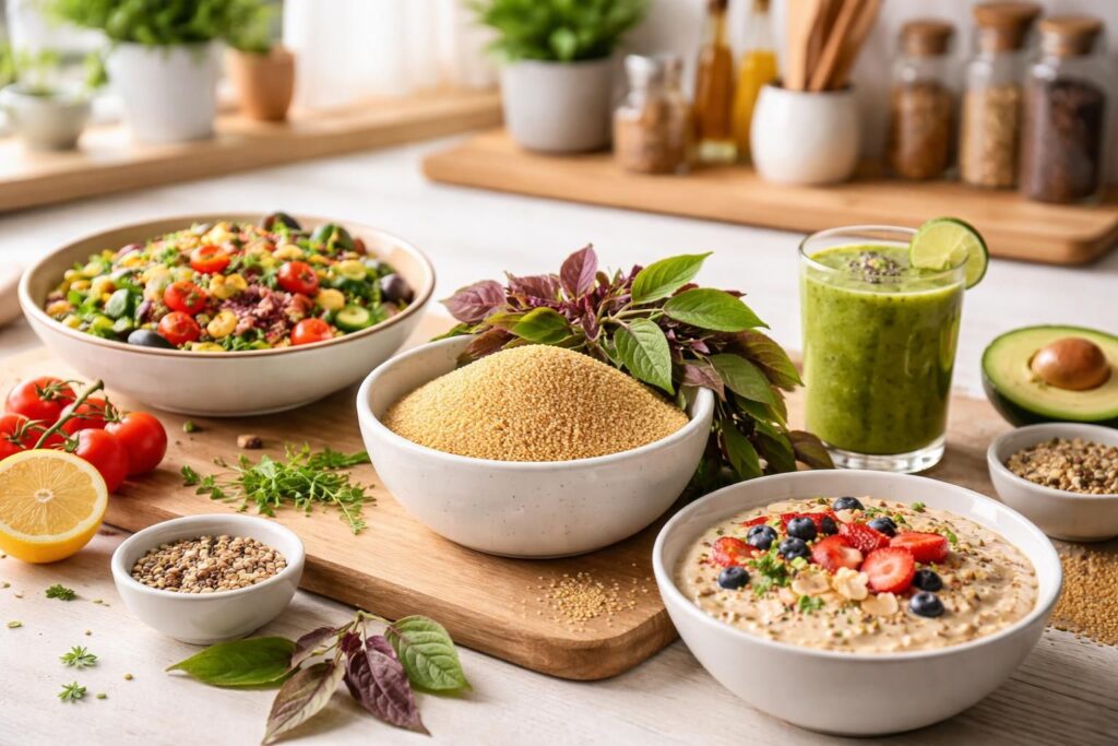 découvrez comment intégrer l'amarante dans vos recettes quotidiennes pour bénéficier de ses nombreux bienfaits nutritionnels et savourer des plats sains et délicieux.