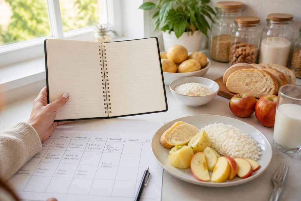 découvrez comment utiliser une liste d'aliments pauvres en fer pour planifier des menus hebdomadaires équilibrés et adaptés à vos besoins nutritionnels.