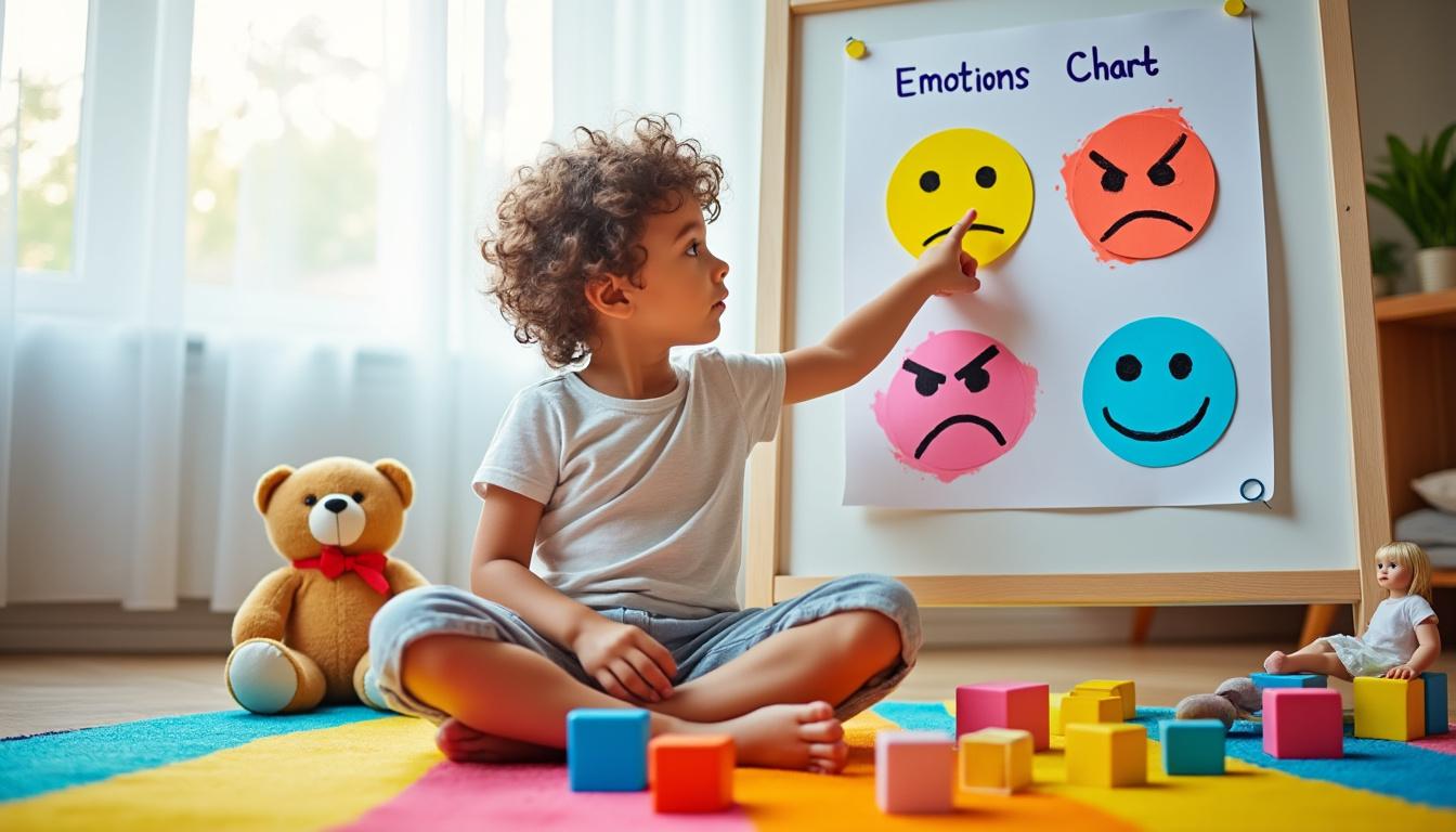 apprenez à créer un tableau des émotions ludique et éducatif avec vos enfants pour mieux comprendre et exprimer leurs sentiments au quotidien.