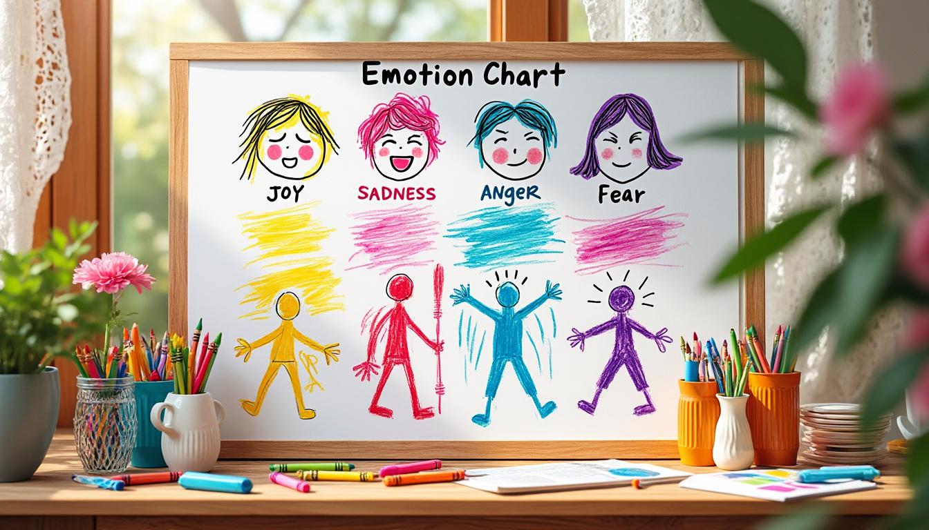 apprenez à créer un tableau des émotions ludique et éducatif avec vos enfants pour mieux comprendre et exprimer leurs sentiments au quotidien.