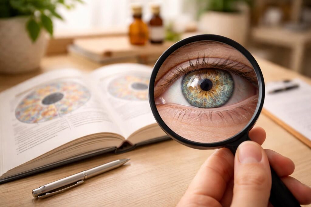 découvrez un guide pratique pour développer vos compétences en interprétation en iridologie et maîtriser cette technique d'analyse santé naturelle.