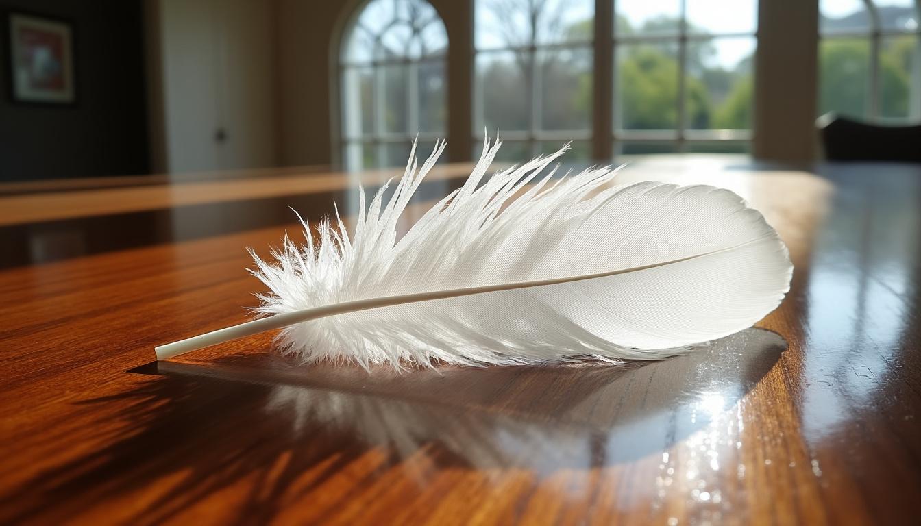 découvrez les mythes et la vérité sur la signification de trouver une plume blanche chez soi, entre croyances populaires et explications rationnelles.