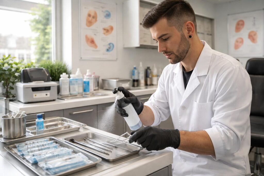 découvrez l'importance de l'hygiène dans les salons de piercing à travers l'approche d'un perceur professionnel basé à compiègne, pour un piercing sûr et réussi.