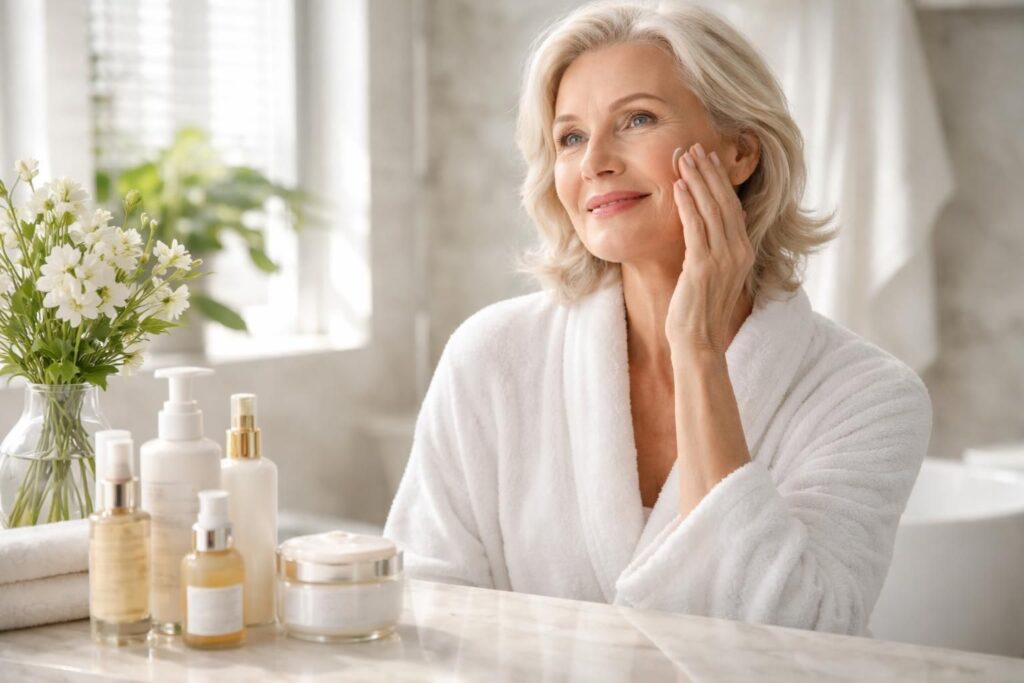 découvrez comment retrouver une peau ferme à 60 ans grâce à des routines de soin adaptées qui revitalisent et raffermissent votre peau en douceur.