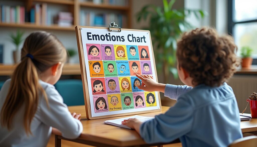 découvrez comment le tableau des émotions à imprimer peut révolutionner l'éducation émotionnelle en aidant les enfants à identifier et gérer leurs sentiments de manière ludique et interactive.