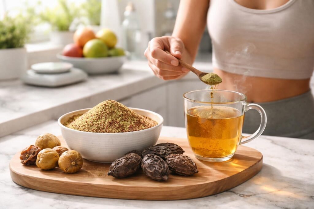découvrez comment intégrer triphala dans votre routine quotidienne pour soutenir votre perte de poids de manière naturelle et efficace.