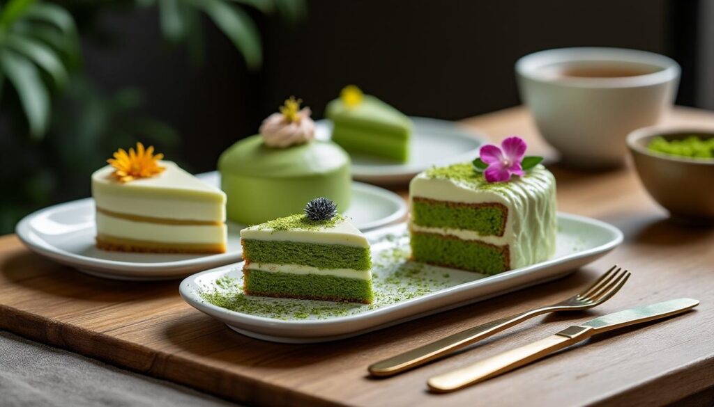 découvrez des variantes créatives du gâteau au thé vert japonais qui éveilleront vos papilles. explorez des recettes innovantes qui marient tradition et modernité pour une expérience gourmande inoubliable.